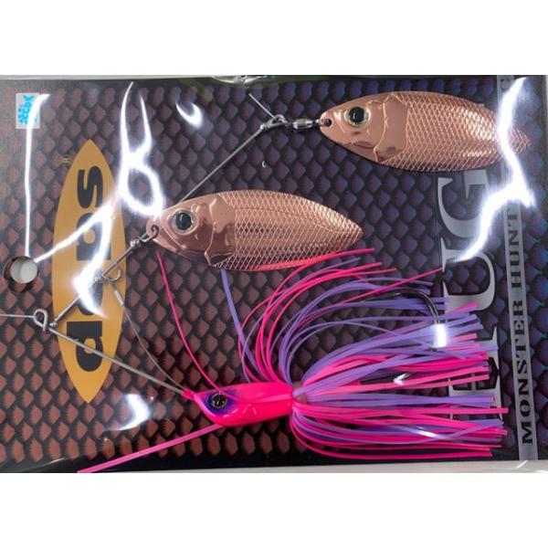 deps HUGE SPINNERBAIT ヒュージスピナーベイト 1.0oz DW #03バブルガムプロブルー
