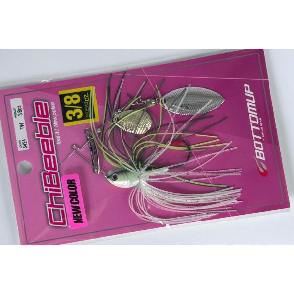 ボトムアップ ChiBeeble(チビーブル) 3/8oz TW タンデムウィロー S424 セクシーホワイト