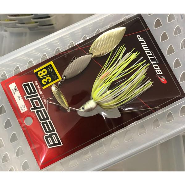 ボトムアップ Beeble(ビーブル) 3/8oz DW ダブルウィロー S402 ホワイトチャート