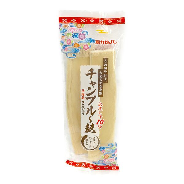 この商品は、【株式会社かねよし】と【株式会社常陸屋本舗】の共同開発商品です。水戻しで10分！きめ細やかで、なめらかな食感です。■原材料名： 小麦粉（国内製造）、小麦たんぱく／酸化防止剤（ビタミンE）■内容量： ２枚■製造日からの賞味期限： ...