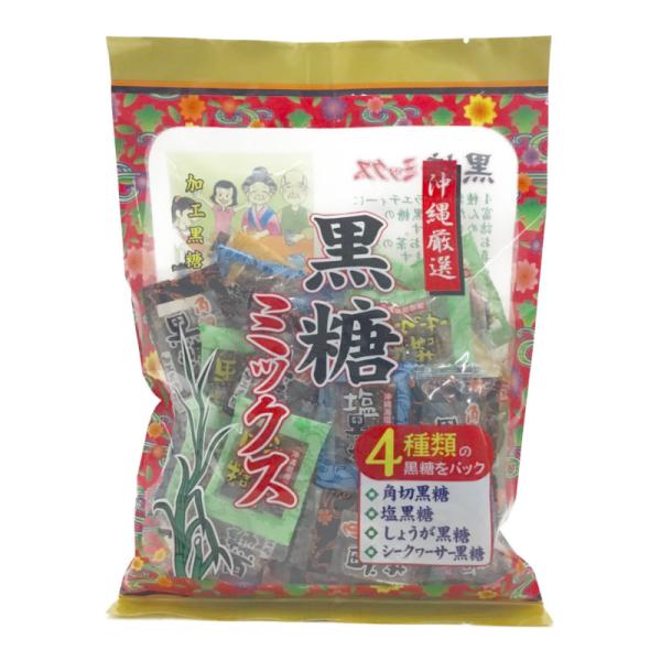 仲宗根食品 加工黒糖 黒糖ミックス （赤）