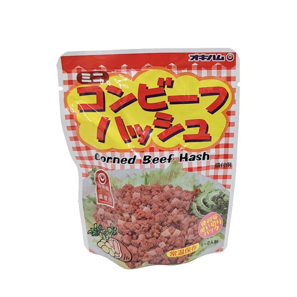 ◆商品名 【オキハム　無添加コンビーフハッシュ】◆商品について：オキハムのコンビーフハッシュは、牛肉とジャガ芋を使用。和風、洋風、中華風、琉球料理と、バラエティーに富んだ料理が楽しくお手軽に作れます。しかも料理の度に封を開ける便利な使い切り...