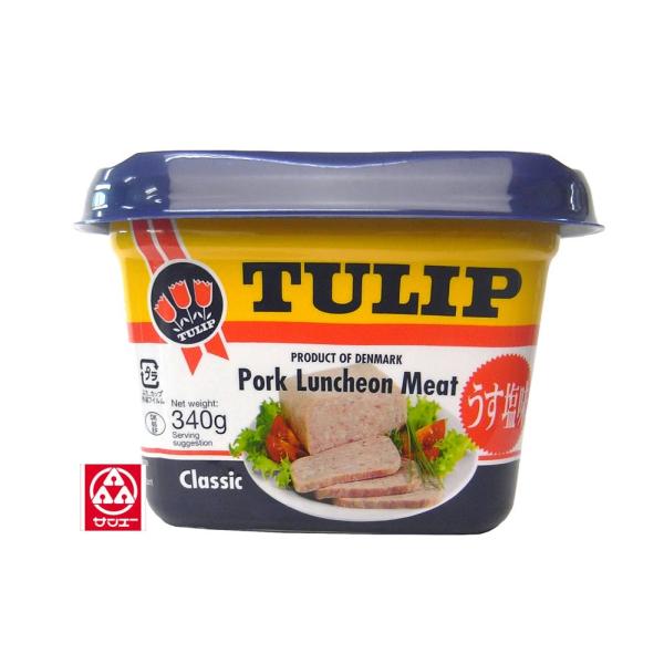 ◆商品名 【チューリップ　エコパックポーク】◆商品について チューリップ　ポークランチョンミートの、エコパック版です♪◆原材料名 豚肉、でん粉、食塩、香辛料ガゼイン（乳成分由来）、酸化防止剤、発色剤◆内容量 340ｇ◆製造日からの賞味期限 ...
