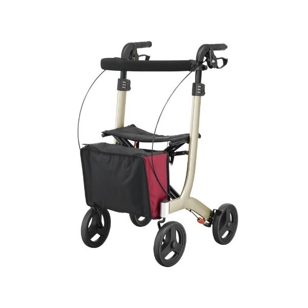 ●商品名／リトルターン トール103タイプ●品番／ 532-327●フレーム／アルミ●カラー／ワインレッド●サイズ／幅54×奥行き65×高さ88.5〜103.5ｃｍ（7段階）●重量／7.1kg●耐荷重／100kg●バッグ容量／14L●車輪径...