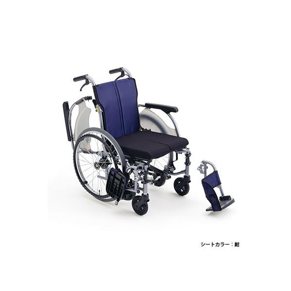 ミキ カルッタ CRT-3LoB 車椅子 自走式 ノンバックブレーキ搭載 低床