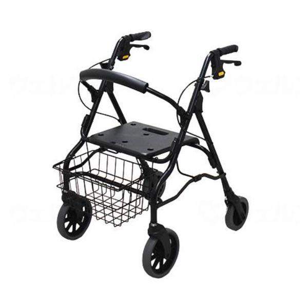 ●型番／RS1320●サイズ／　幅55×奥行78（かご無し70）×高さ77〜90（7段階）cm　折りたたみ時：奥行50×高さ92cm　座面：幅36×奥行33cm、座面高：47cm　ハンドル内幅：44cm、かご：幅34×奥行23×高さ16.5...