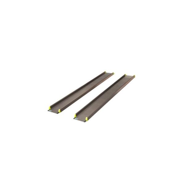 アイシン軽金属) 軽々スロープ SS105(2本1組 長さ105cm 耐荷重約 アイシン軽金属) 軽々スロープ SS105(2本1組 長さ105cm 耐荷重約
