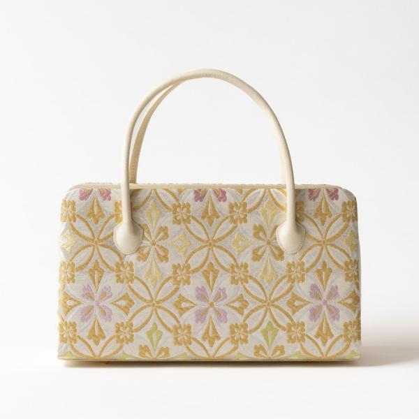 新品未使用 ！！特別セール！！京都 西陣 正絹 帯使用 利休バッグ　251114 sanbi-do_bag-rikyu04