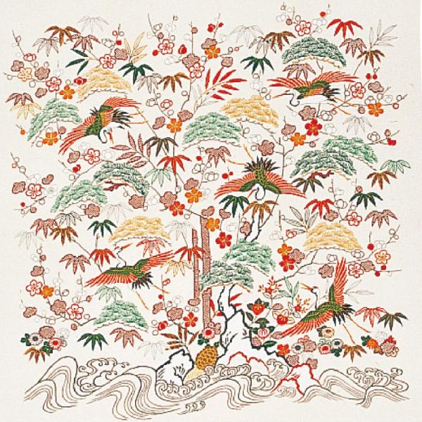 真作/清恵/牡丹図/富貴/大幅/布袋屋掛軸HF-882 真作/清恵/牡丹図/富貴/大幅/布袋屋掛軸HF-882