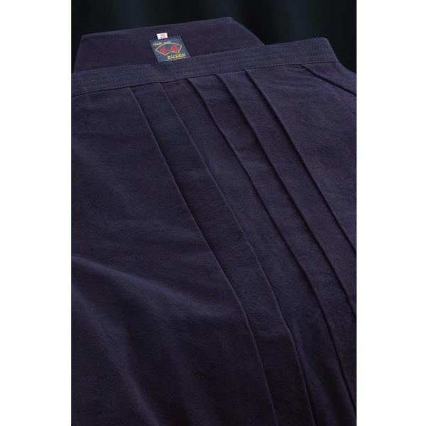 剣道袴 武扇 10000番W 正藍染高級袴 ウォッシュ加工 中ヒダ縫製仕立 22