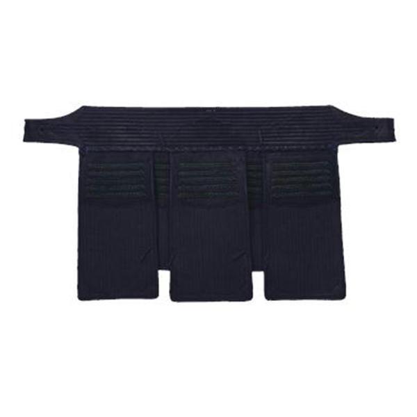 剣道垂 松勘工業 閃BLUE 総紺革 垂単品 中 大 サイズ 刺繍ネーム無料 