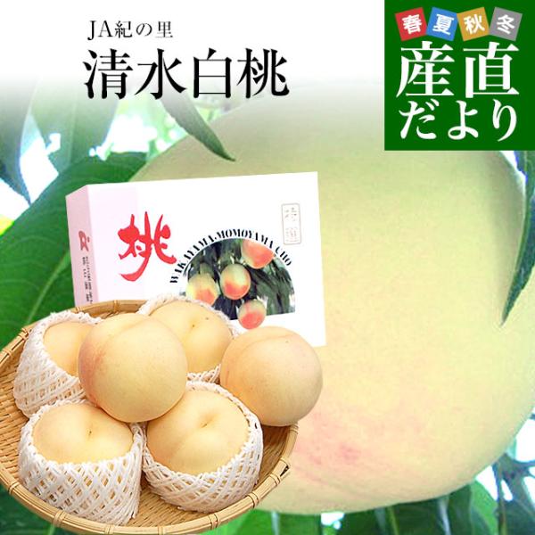 和歌山県より産地直送 JA紀の里 あら川の桃 清水白桃 赤秀品 1.8