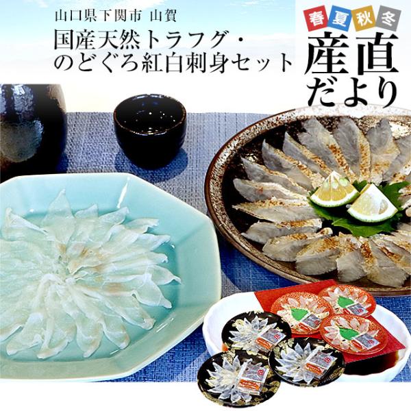 商品名:国産天然トラフグ・のどぐろ紅白刺身セット内容量:トラフグ刺身20g(プラ皿19cm)×3個(約3人前)、のどぐろ炙り刺身30g×3個(約3人前)、ポン酢14g×6個、もみじおろし2.5g×6個原材料:【トラフグ刺身】トラフグ(千葉県...