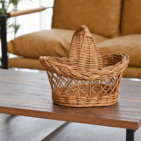 ラタン バスケット 収納 かご カゴ ピクニック 籐 おしゃれ かわいい 取っ手付きインテリア 天然素材 軽い アジアン 北欧 モダン カントリー 新生活 一人暮らし Rw 487kg Sancota Interior 通販 Yahoo ショッピング