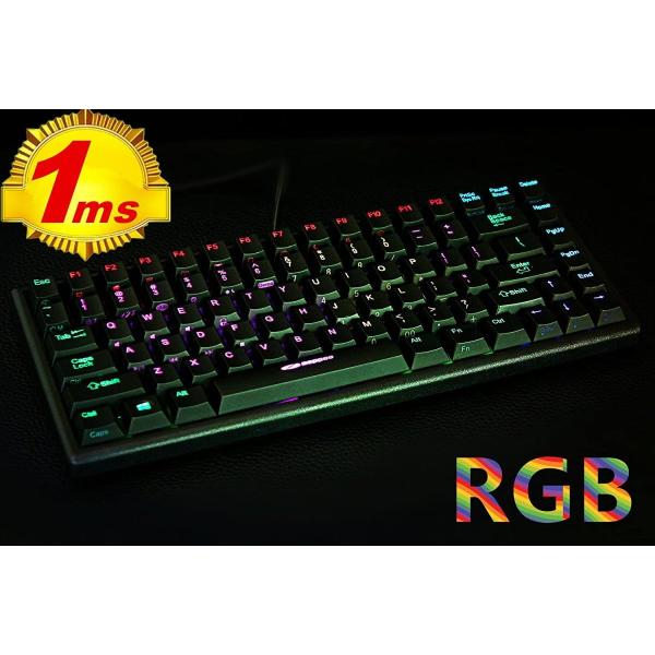 Choc Noppoo 1ms Realkey 84 Realkey 茶軸 Mini 1ms Choc Nkro Rk テクノロジーメカニカル ゲーミングキーボード Sandglass