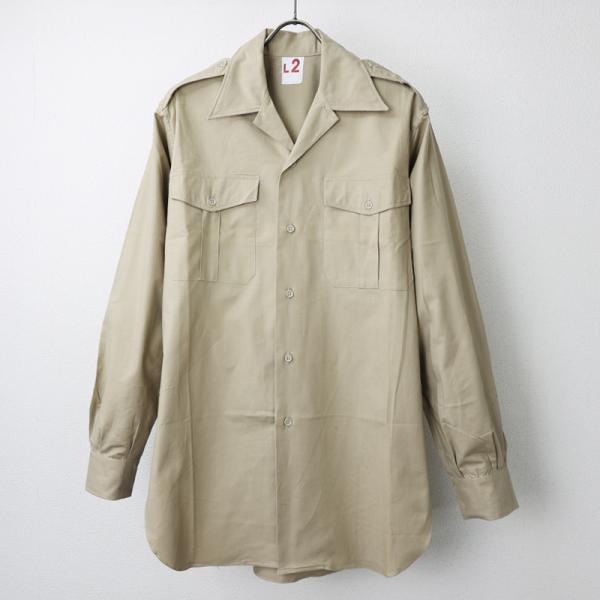 フランス軍. カーキシャツ[ロングスリーブ]《実物・未使用品(新品