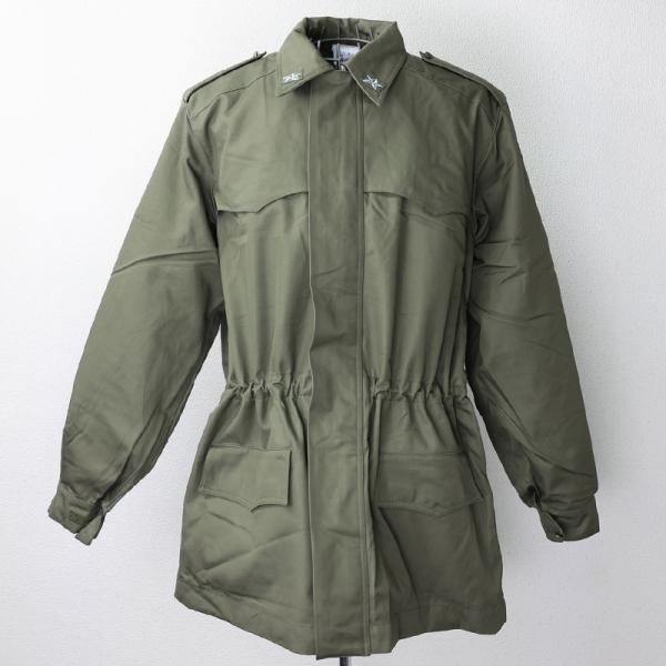 イタリア軍ミリタリー ジャケットライナー付きアウター　サバゲー　中田商店　カーキ MILITARY 実物 新品 デッドストック 米軍 ナイトデザートカモ