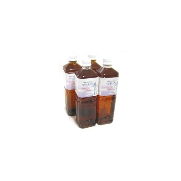 国産 竹酢液 1L 竹林の湯（原液）×4本セット