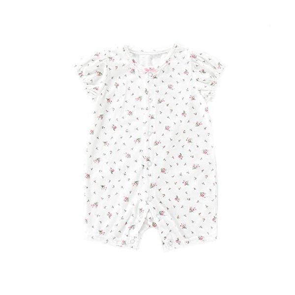 Baby Nest ベビー服 半袖 ロンパース 女の子 新生児服 カバーオール 夏 フルプリント 花柄 コットン 18 24ヶ月 Antoniodomingo Es
