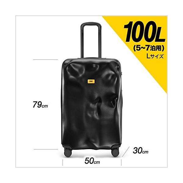 品質は非常に良い 品質保証 クラッシュバゲージ スーツケース アイコン 100l L 旅行用品 軽量 旅行 キャリーケース スーツケース Crash キャリーケース Baggage スーパー ブラック Cb1 S S 安心のメーカー直販 一流の品質