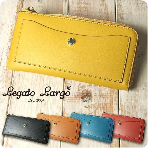 財布 レディース 長財布 軽量ボンディングフェイクレザーｌ字ファスナー 薄マチ Legato Largo レガートラルゴ G664 バッグと財布のサンディブラウン 通販 Yahoo ショッピング