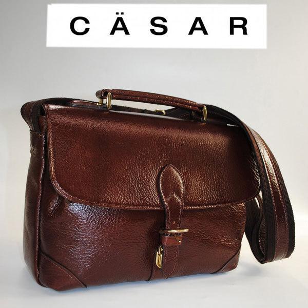 MAMA CASAR ショルダーバッグ メンズ 本革 シーザー 牛革ショルダー 