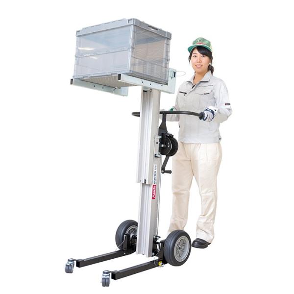 これは便利！Asada アサダ 可搬型手動リフト DEKITER120 : ue120 