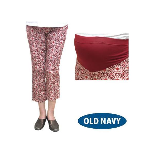 売切り Old Navy オールドネイビー マタニティ バティック風クロップパンツ Www Erhamah Com
