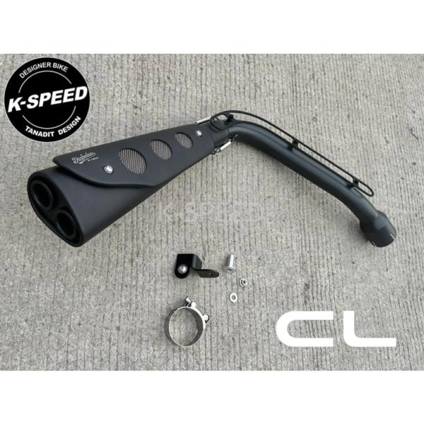 ホンダ CL250-500用 マフラー K-SPEED Diabolus製 sanfernando_cl34