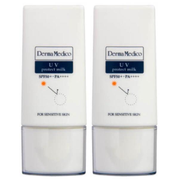 �_�[�}���f�B�R UV�v���e�N�g�~���N 30mL 2�{�Z�b�g SPF50+ PA++++ �q���� derma medico ���Ă��~�� ���Ď~�� �E�H�[�^�[�v���[�t UV ���t