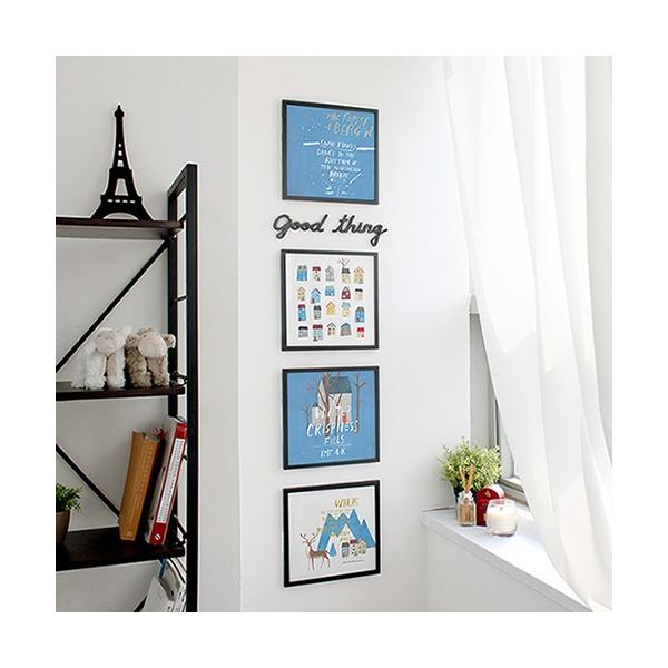 アート ポスター インテリア おしゃれ デザイン 額縁 北欧 モダン おしゃれなアートフレーム 高級感 アルミ製フレーム付 ノルウェーの森 277 277 Dejapan 手数料０円で日本の商品を購買代行 落札代行