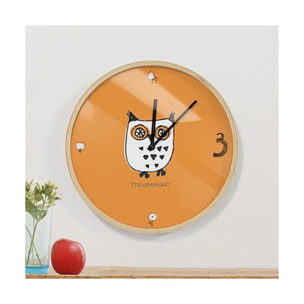 時計 壁掛け おしゃれ 人気 北欧 イラスト デザイン ナチュラル 木製 フレーム デザイン時計 ほうほう友達 Buyee Buyee 日本の通販商品 オークションの代理入札 代理購入