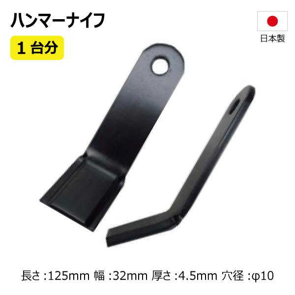 80枚 1台分 バロネス HM95 HM950 ハンマーナイフ ハンマーナイフモア 替え刃 草刈機替刃 36HK07999【社外品・要在庫確認】 日本製 送料無料