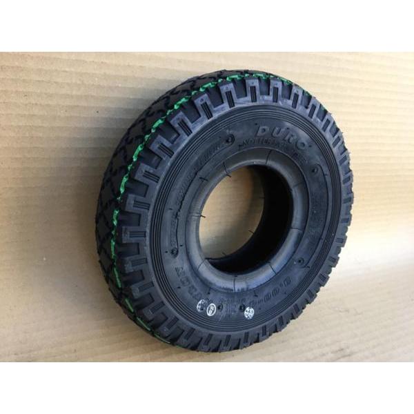 ■商品説明荷車・台車・ハンドカート用の補修用タイヤとなります。台湾製のダイヤ柄の空気入りタイヤになります。※送料無料(北海道・沖縄・離島を除く)■商品仕様タイヤ外径 　約250mmタイヤ巾 　約75mmプライ 　4PRタイプ 　チューブタイ...