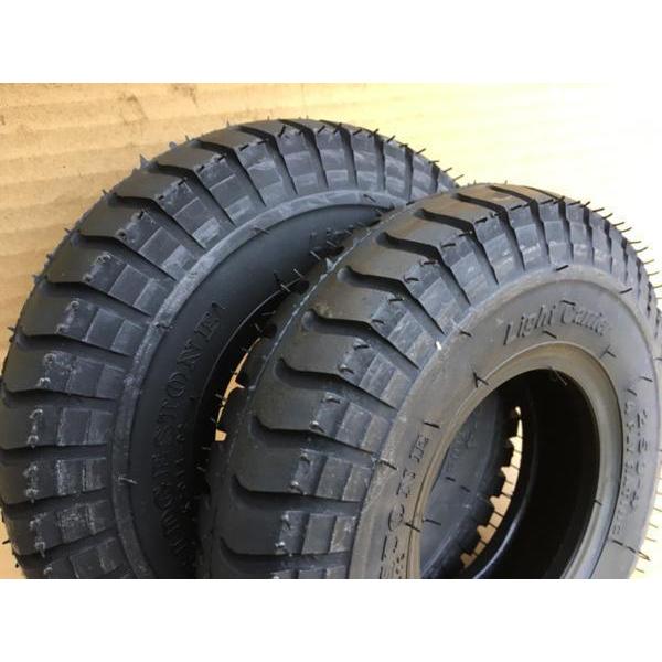 BRIDGESTONE（ブリヂストン） 2本 UL 2.50-4 4PR タイヤ 荷車 台車 