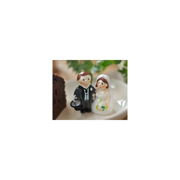 ■1個サイズ：W50ｘH50ｘL30mm■カップル型のキャンドルです。紳士のハットに火が灯ります。ケーキのデコレーションや、キャンドルなどにお使い頂けます。