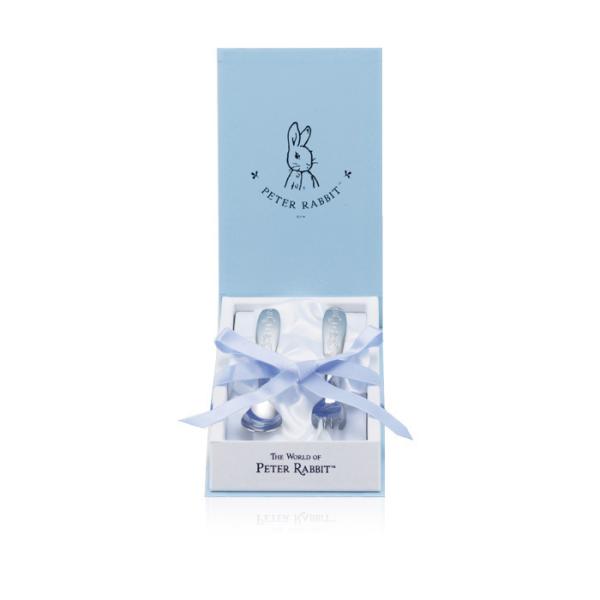 名入れ/ステンレス スプーン・フォーク セット 日本製 バースデー スプーン フォーク 誕生日 出産祝い ギフト 贈り物 プレゼント ピーターラビット カトラリーセット お食い初め 赤ちゃん 子供 食器 離乳食 カトラリー