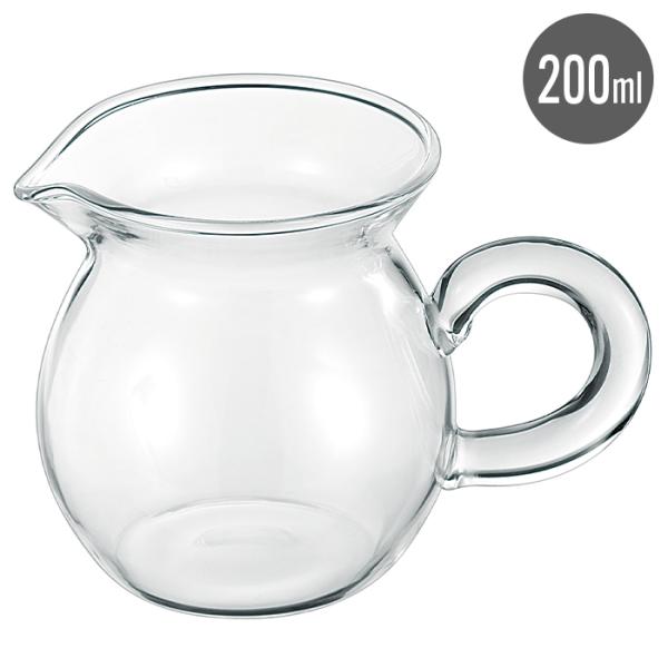 茶海 200ml 耐熱ガラス ピッチャー 縦型 電子レンジOK 食洗器OK 湯冷まし お茶 アイスコーヒーポット 電子レンジ対応 M5-MGKAH00234