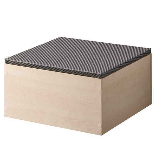 くつろぎの空間と収納を両立する畳ボックス。ユニット畳で和の空間と収納を工事なし手軽に手に入れることが出来ます。畳を外せば収納スペースとして活用でき、散らかったお部屋も一気に片付きます。組み合わせ次第で畳ベッドや堀コタツ、ちょっとした小上がり...