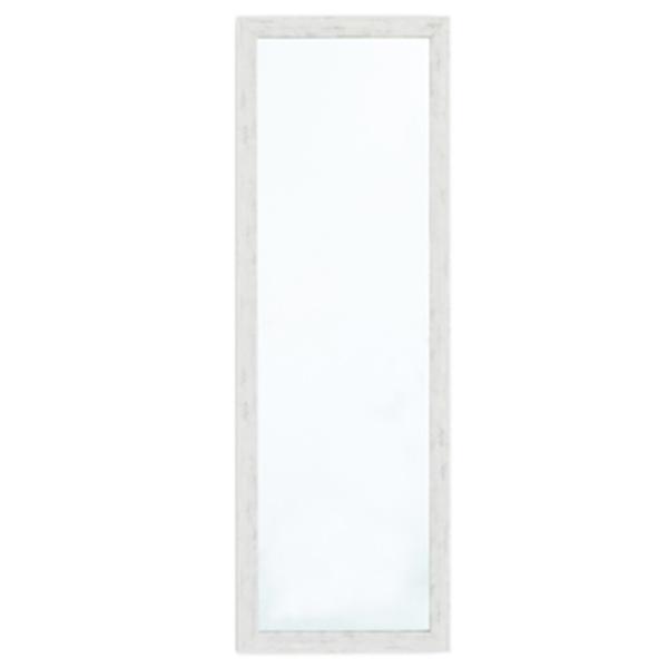 飾って楽しむウォールミラー「deco」　60cmタイプスペースがなくても場所を取らず、壁に飾れるウォールミラー。空間を広く明るくする効果もあるウォールミラーを取り入れてより素敵な空間に。「deco」のフレームは古材をイメージしたホワイトとナ...