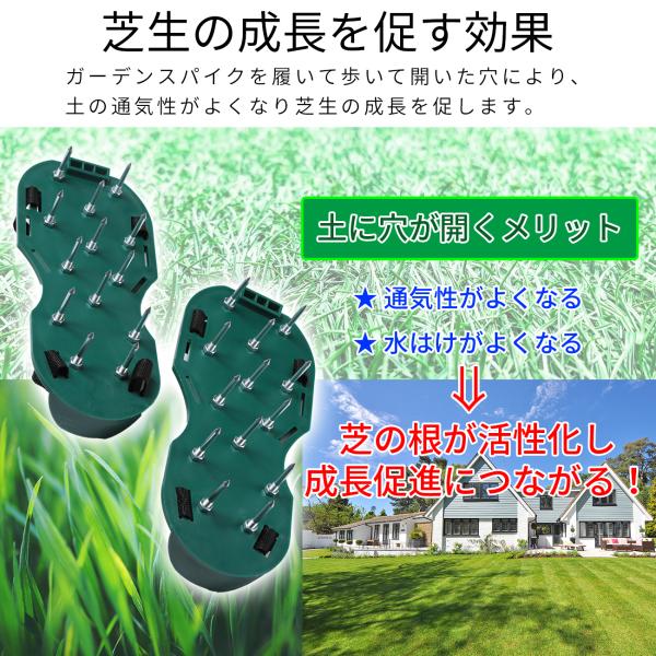 芝生 エアレーション 穴あけ 芝パンチ ガーデン スパイク シューズ 取り付け簡単 簡単お手入れ 足取り付け 履くタイプ Buyee Buyee Japanischer Proxy Service Kaufen Sie Aus Japan
