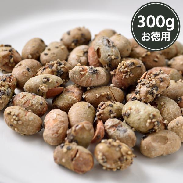 ■黒胡椒味 カリカリ大豆 300g賞味期限：120日原材料表示：大豆（北海道産、遺伝子組み換えでない）、甜菜糖、黒胡椒、粉末醤油、水飴、（一部に小麦・大豆を含む）栄養成分（100ｇ当たり）・・・エネルギー441kcal たんぱく質30.5ｇ...