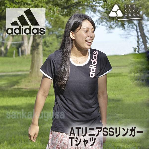 adidas アディダス ATリニアSSリンガーTシャツ : さんかく草 adidas アディダス ATリニアSSリンガーTシャツ : さんかく草