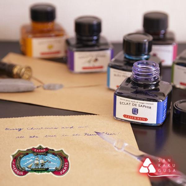 HERBIN 水性インク 25本セット エルバン J.HERBIN トラディショナルインク ボトルインク インク
