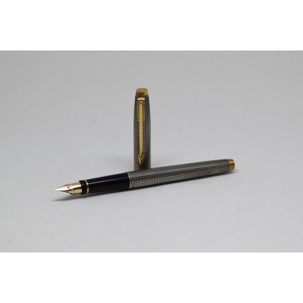PARKER パーカー 万年筆 スターリングシルバー 14K-585 ② sankamo_p00025
