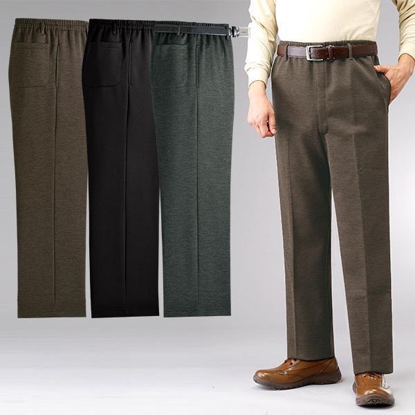 フレンドリー 日本製お父さんの楽らく暖かスラックス 3色組 957807 1セット（3本：3色×各1本） フレンドリー 日本製お父さんの楽らく暖かスラックス 3色組 957807 1