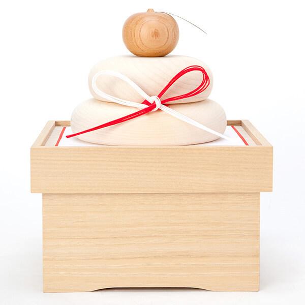 谷口 木の鏡餅 台付 Ap011 1個 産経ネットショップ 通販 Paypayモール