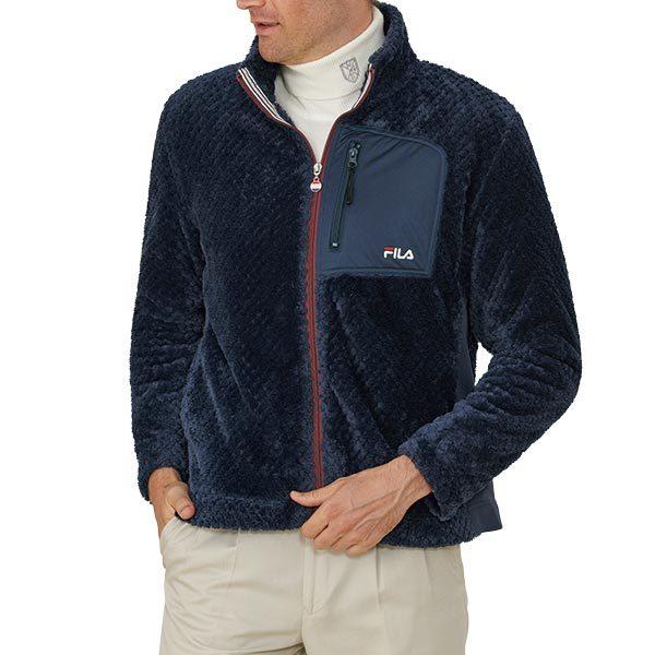 FILA（フィラ） フレンドリー 裏アルミダイヤフリースブルゾン 957866 