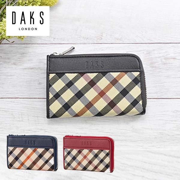 プレリー DAKS ハウスチェック L字ファスナー小銭入れ DP36875 1個 DAKS（ダックス） プレリー ハウスチェック L字ファスナー小銭入れ