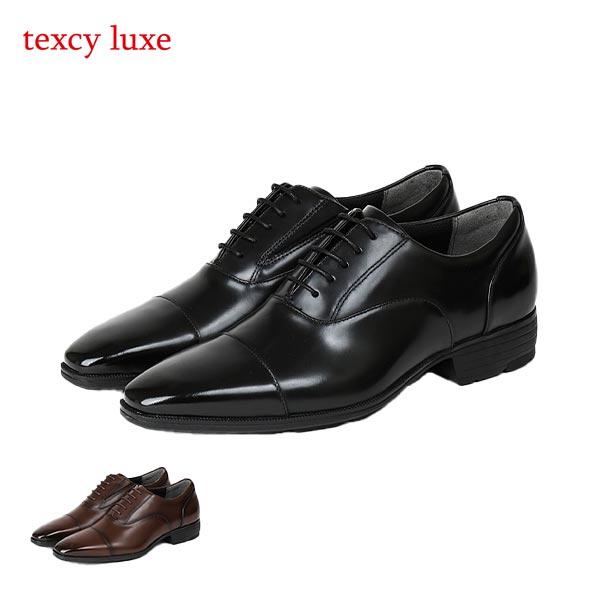 アシックス商事 テクシーリュクス アブソリュートバリューズ 本革ビジネスシューズ 内羽根ストレート 2E TU-7032 1足 texcy luxe アシックス商事 テクシーリュクス アブソリュート